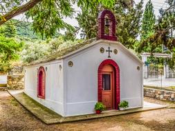 Chapel Church white red