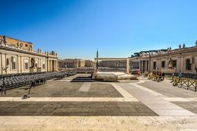 square in Vatican City, Italy