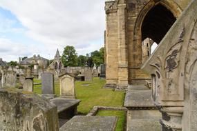 historical Elgin Cathedral Cemetery