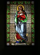 Church Window Glass image person