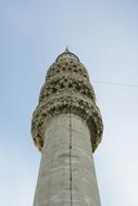 Ulu Cami, Minaret at blue sky, turkey, istanbul