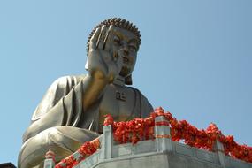 big stone Buddha monument