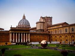 Vatican Museum and garden, italy, rome