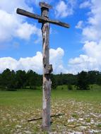 old wooden cross