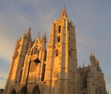 Castile And Leon Cathedral in Spain