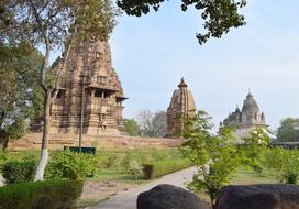 Temple Ancient Architecture and green grass