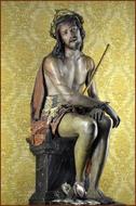 Church San Marco person statue