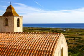 church roof with steeple