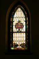 Church Stained Glass window image light