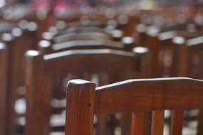 Church Chairs wood Religion