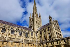 Norwich Cathedral Spire Medieval architecture