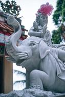 Buddha statue on elephant
