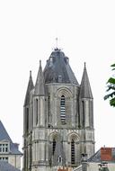 Beautiful, old church in the City of Angers, in France