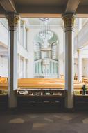 church interior in germany