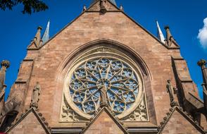 Window Gothic blue