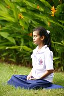 meditation in Buddhism in nature
