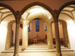 Church Interior Columnar architecture