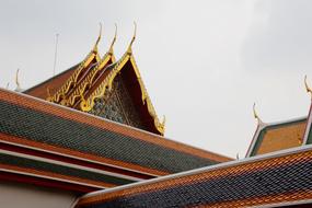 gold Temple Roof Pagoda