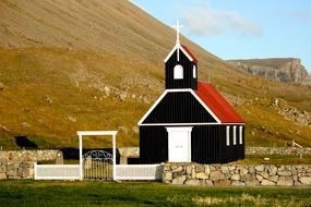 black red Building Church