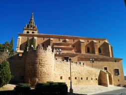 Wall Castle Church in Spain