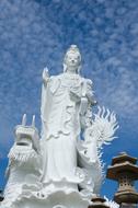 Statue Religion High white