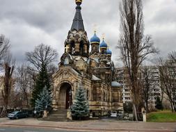 Russian Orthodox Church trees