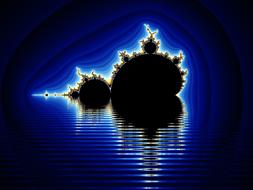 Colorful pattern, with the reflection with waves, clipart