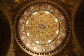 st stephen's basilica dome in Budapest, Hungary