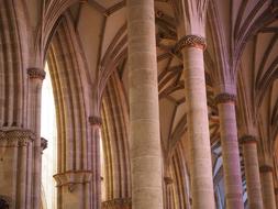 columnar of Gothic village church