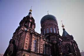 Saint Sophia's Church at sky, china, harbin