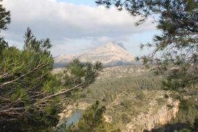 panoramic views of the picturesque landscapes in the south of france