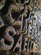 Typography Sagrada Familia text
