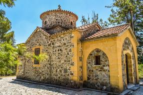 chapel church near the forest in cyprus