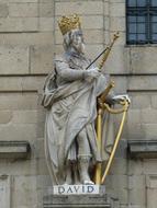 King David statue in Madrid, Spain