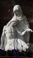 Good Friday Jesus Maria statue