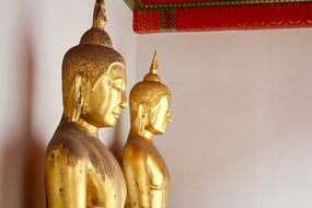 Bangkok Buddha Gold figures