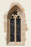 narrow church window