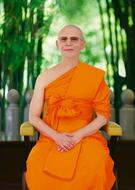 Buddhist orange clothes