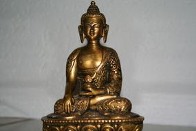 bronze Buddha Meditation