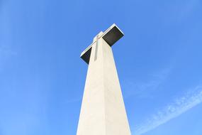 Cruz Church cross blue sky