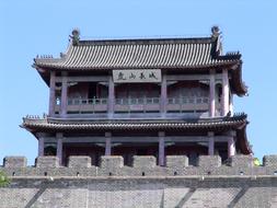 temple on the great wall of china