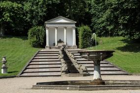 Temple Small Cascade water