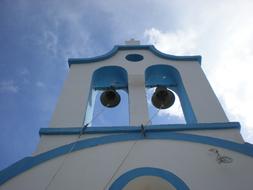 Greek church bells in Santorini