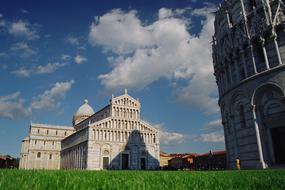 Cathedral architecture in Pisa