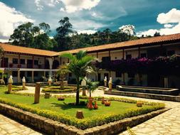 landscape of Monastery Garden and Architecture