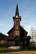 Church Autumn Slovakia wood