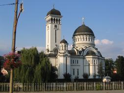 white Church Orthodox Romania