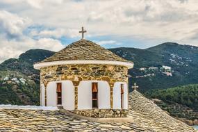 orthodox church in Skopelos, Greece