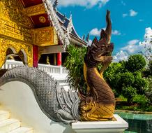 Temple Complex Dragon statue