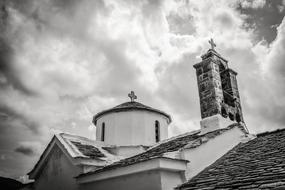 Church Religion black white